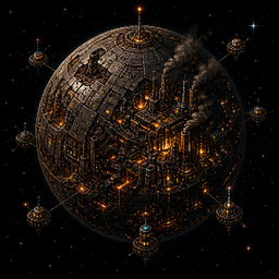 Industrial Forge planet art